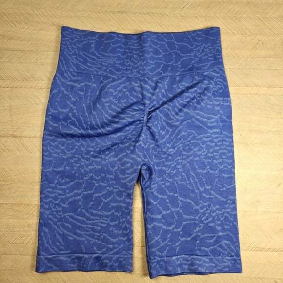 Gymshark Adapt Animal Seamless Cycling Shorts Court Blue Size Large - Picture 3 of 6